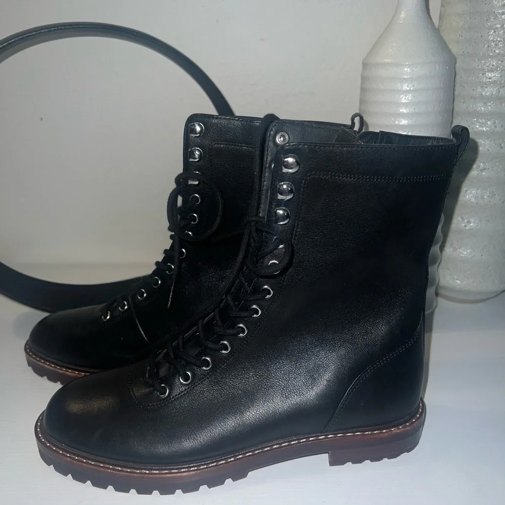 J.Crew Brand New Combat Boots - Picture 3 of 9